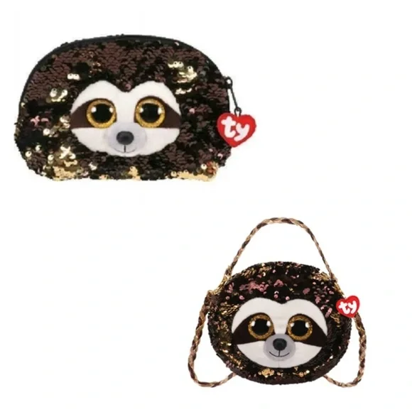 Ty Dangler Sequin Purse (wear 6 different ways) & Ty Dangler Pouch BNWT - Picture 1 of 9